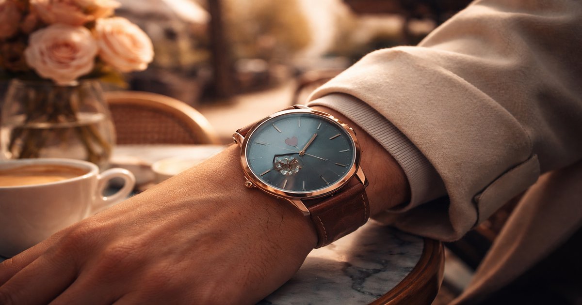 mvmt automatic watch in use