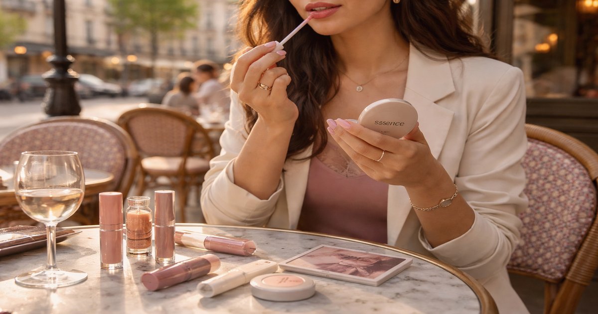 essence cosmetics in use