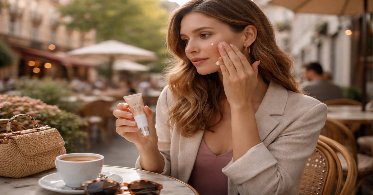 loreal skin tint in use