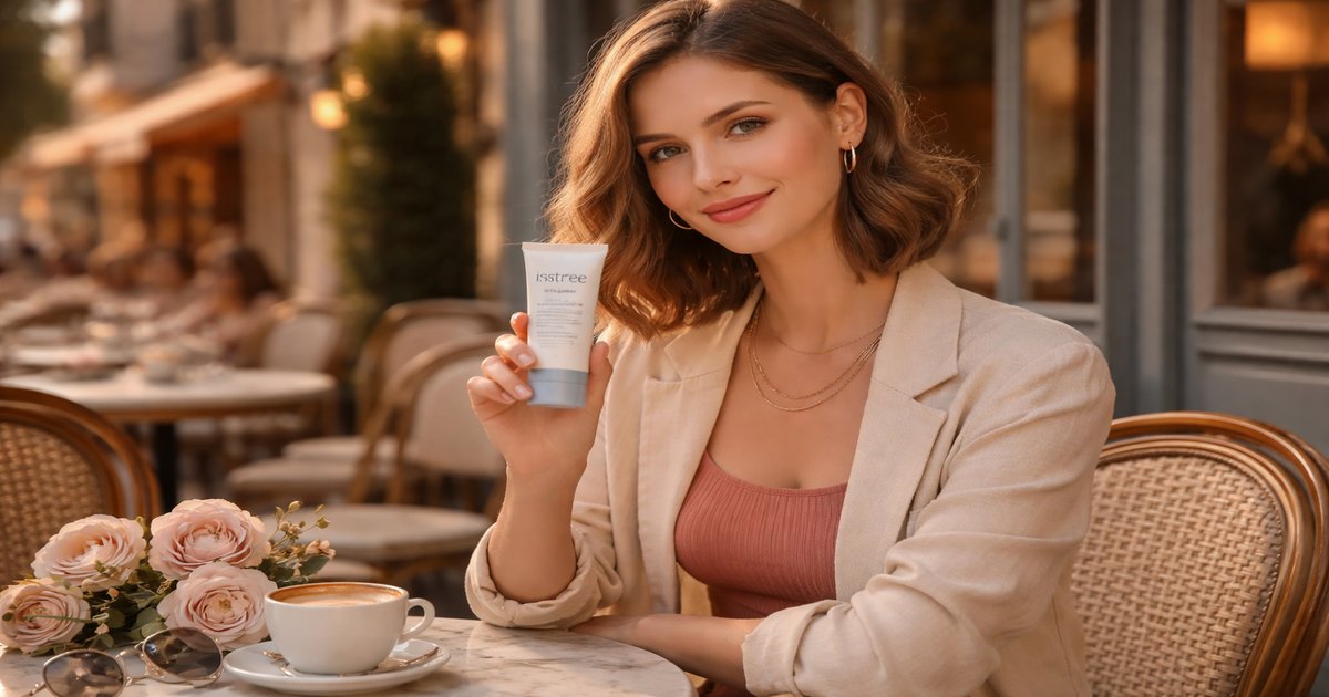 isntree moisturizer in use